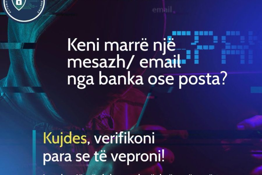 Institucionet paralajmërojnë qytetarët: Kujdes nga SMS dhe email-et mashtruese që imitojnë bankat dhe Postën Shqiptare
