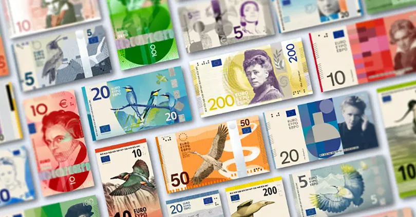 Banka Qendrore Evropiane prezanton modelet e reja të kartëmonedhave euro  qytetarët ftohen të votojnë