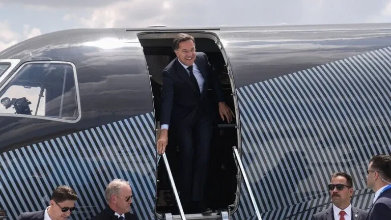 Sekretari i Përgjithshëm i NATO-s, Mark Rutte, mbërrin në Ankara për samitin e nivelit të lartë