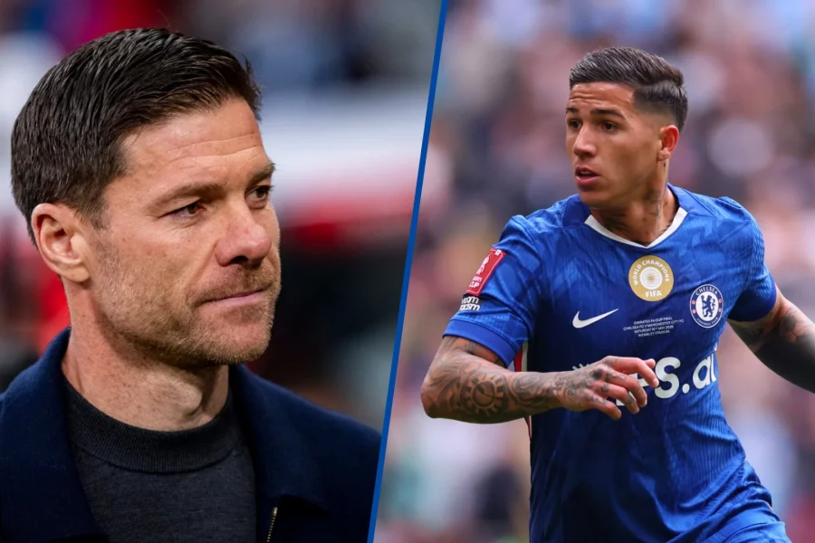 Xabi Alonso dëshiron ta mbajë Enzo Fernandez te Chelsea